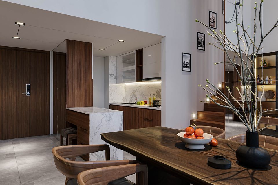 Modern home 3D model_4