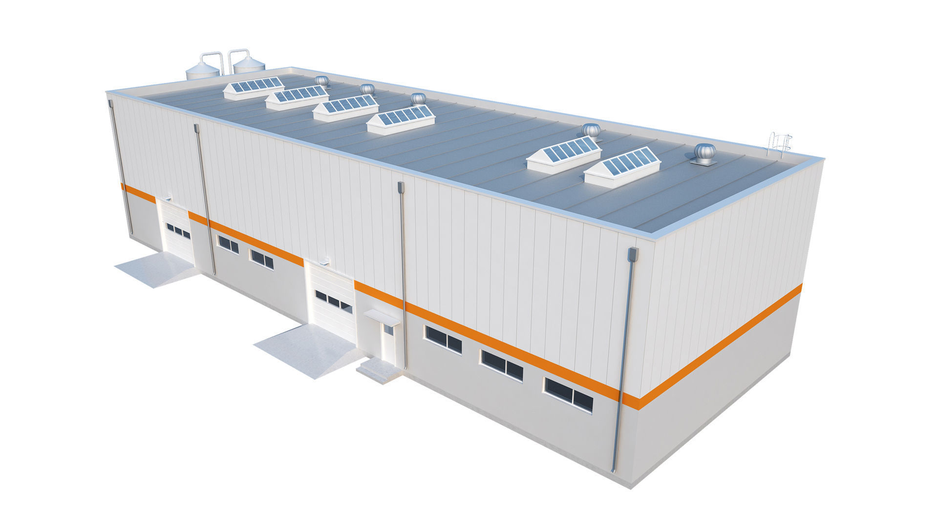 Industrial Buildings Collection 3D model_31