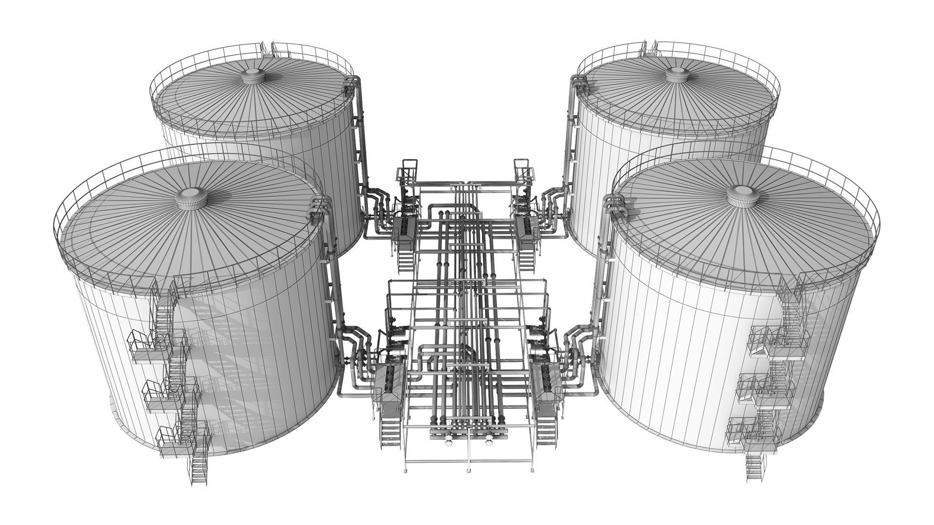 Industrial Buildings Collection 3D model_8