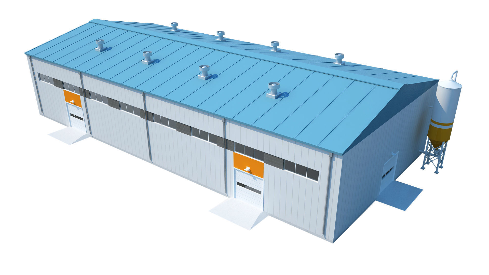 Industrial Buildings Collection 3D model_32