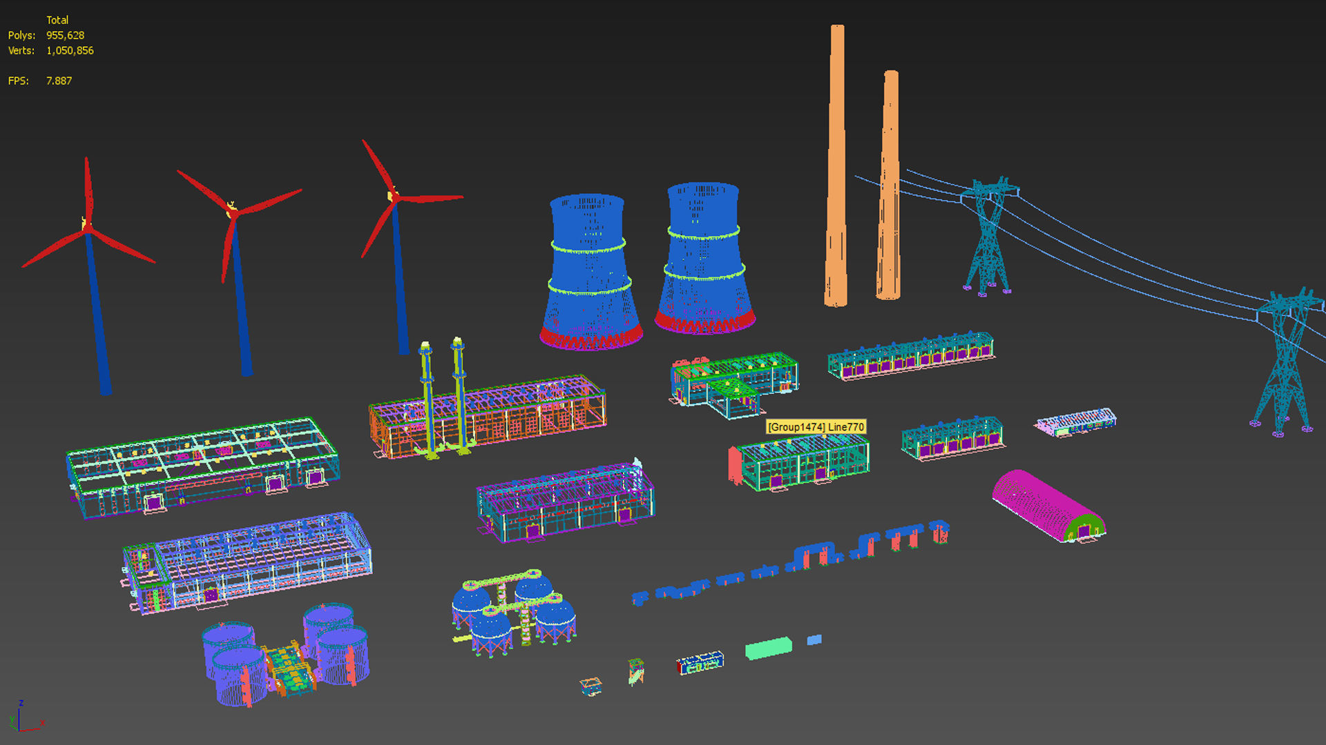 Industrial Buildings Collection 3D model_29