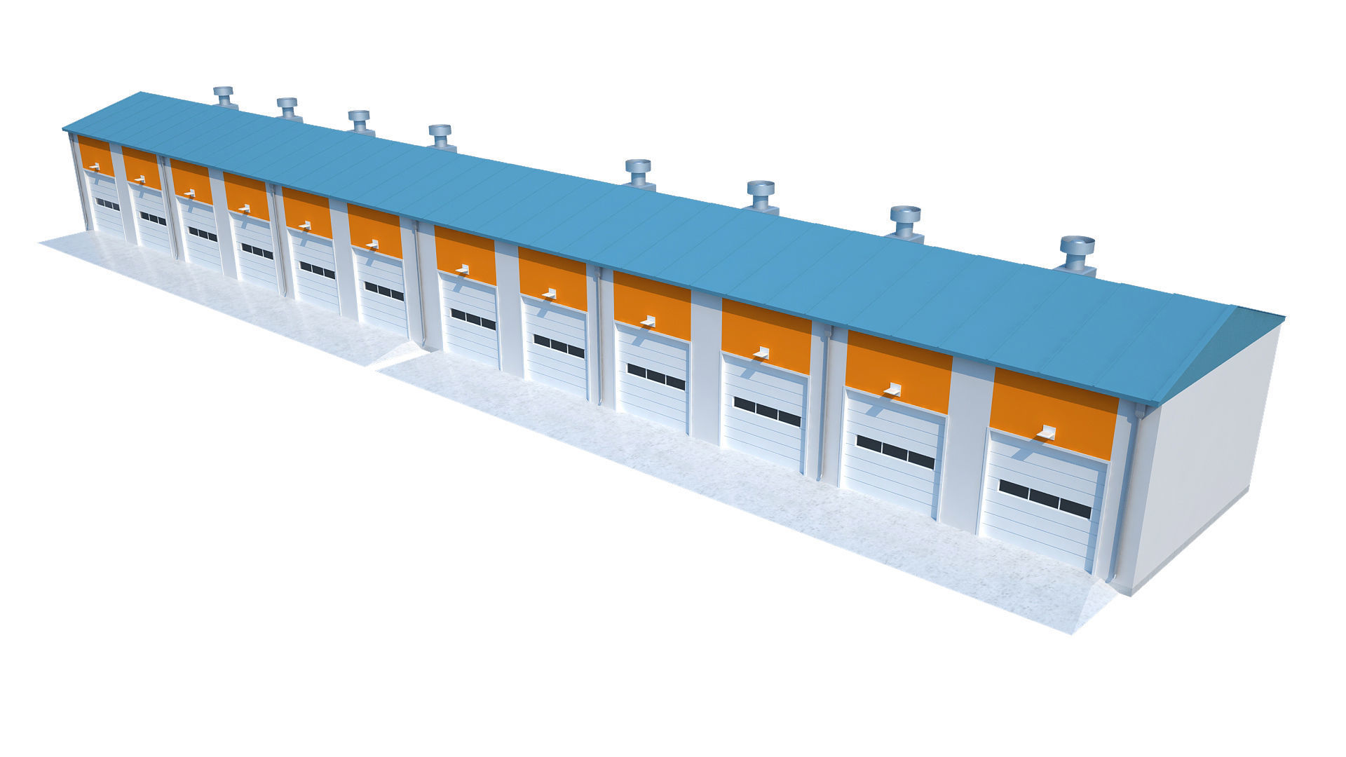 Industrial Buildings Collection 3D model_33