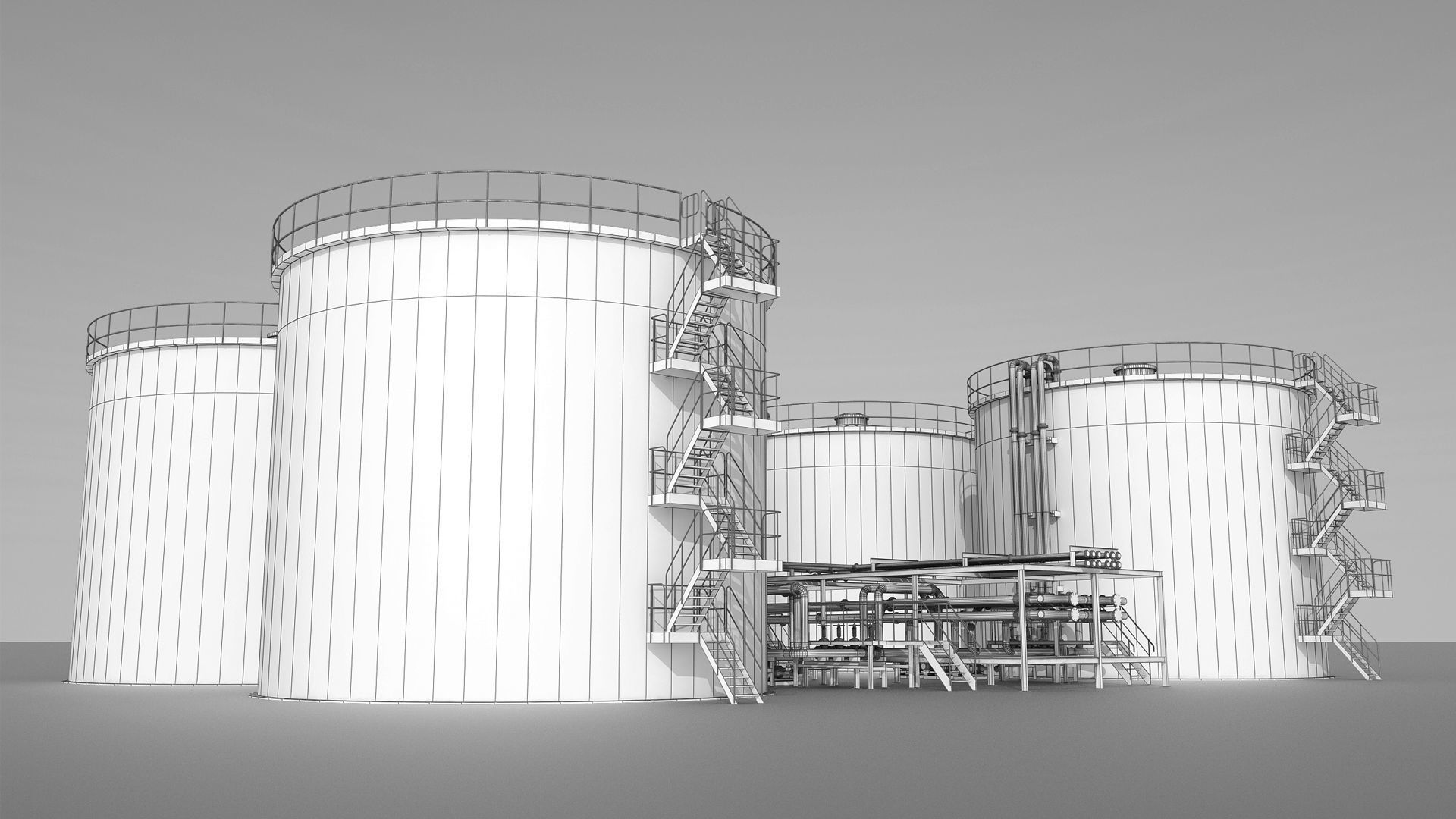 Industrial Buildings Collection 3D model_6