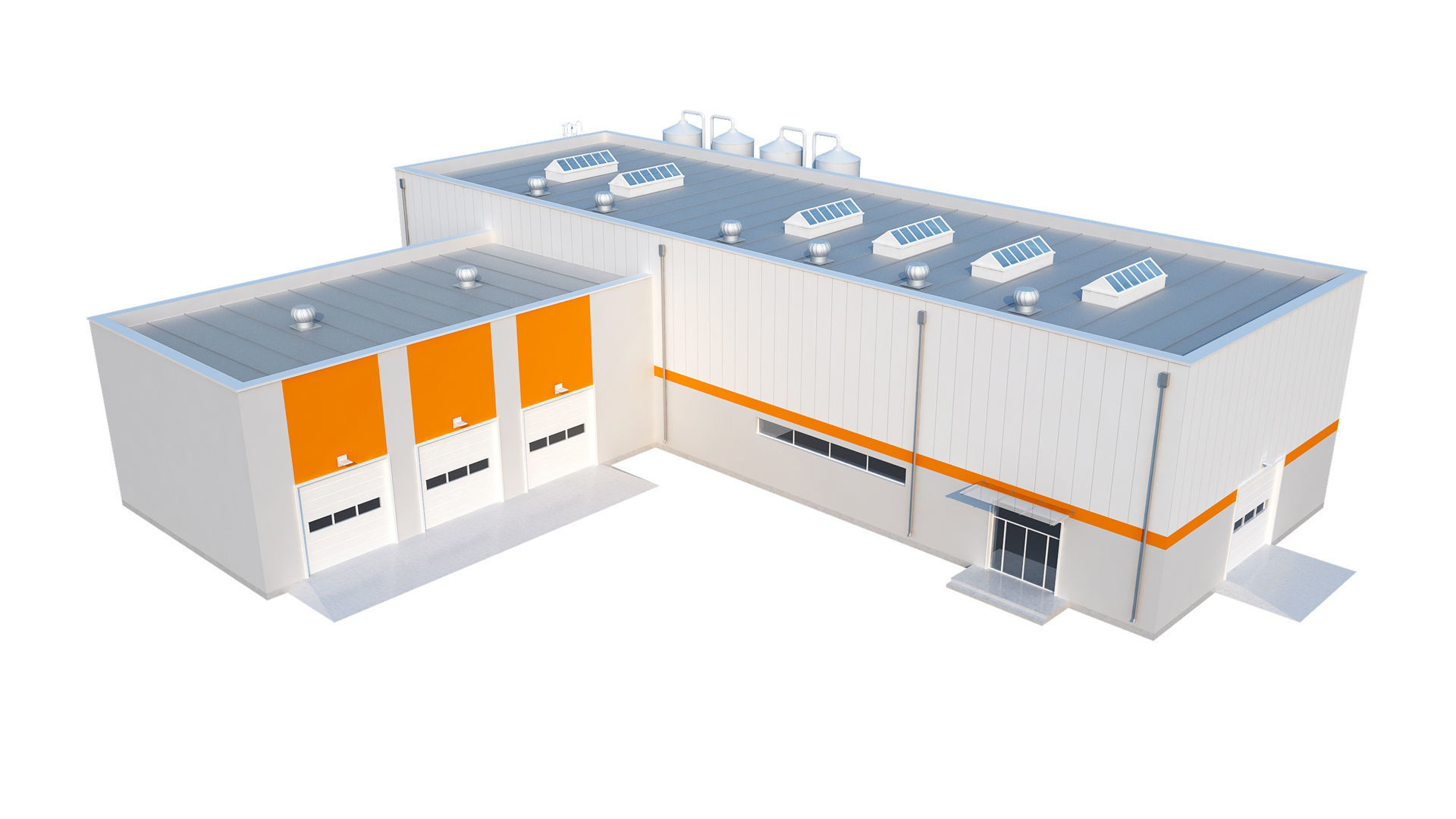 Industrial Buildings Collection 3D model_30