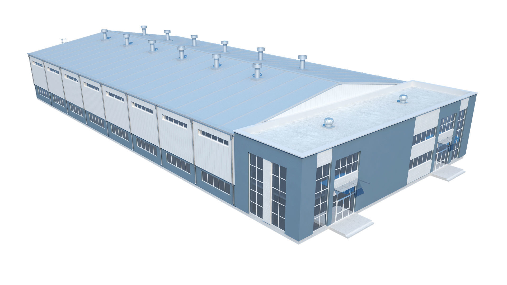 Industrial Buildings Collection 3D model_35