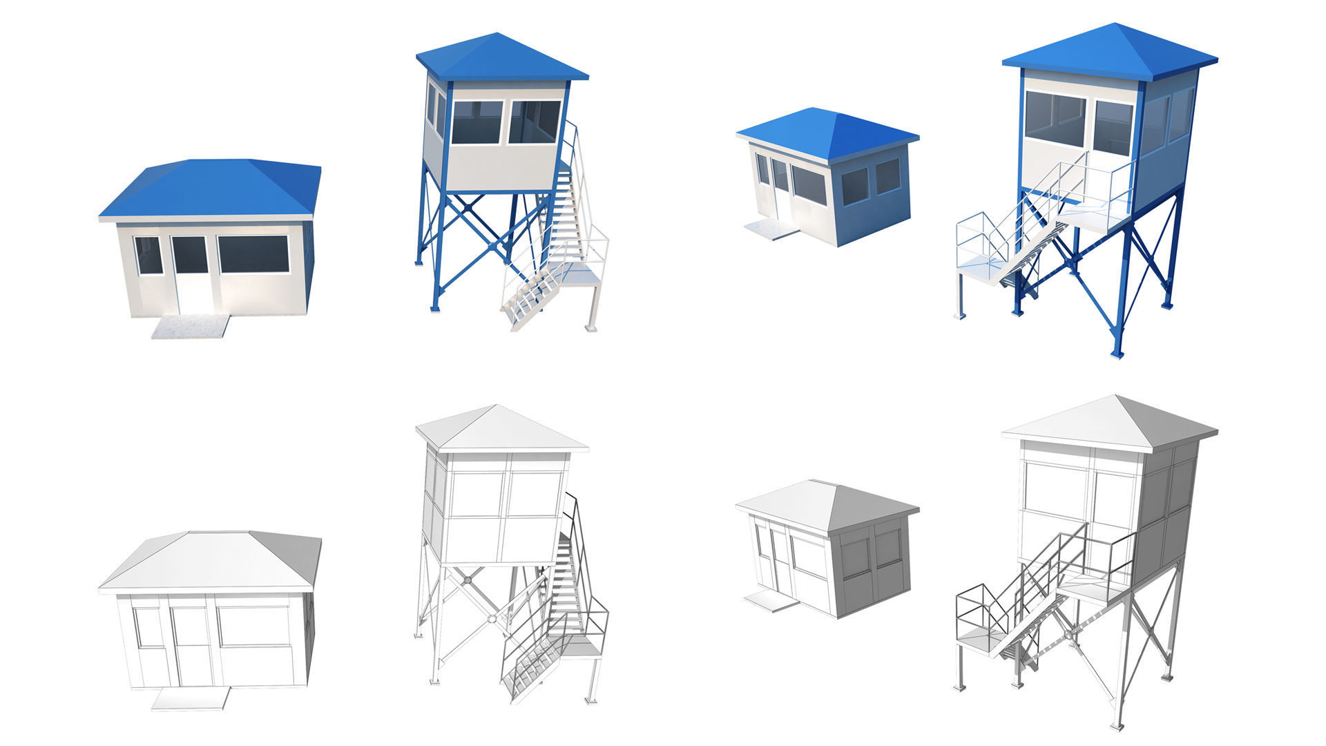 Industrial Buildings Collection 3D model_22