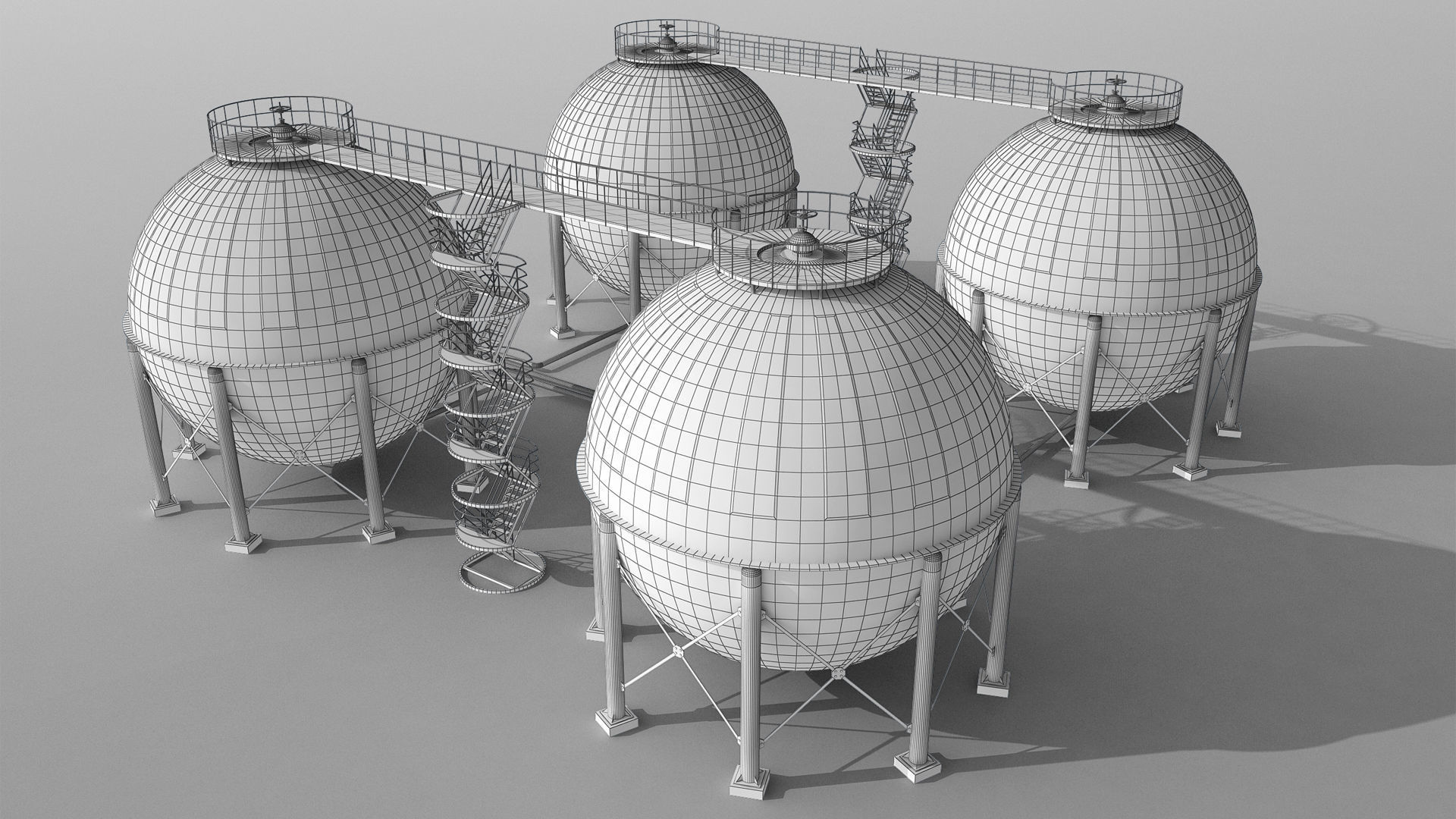 Industrial Buildings Collection 3D model_4
