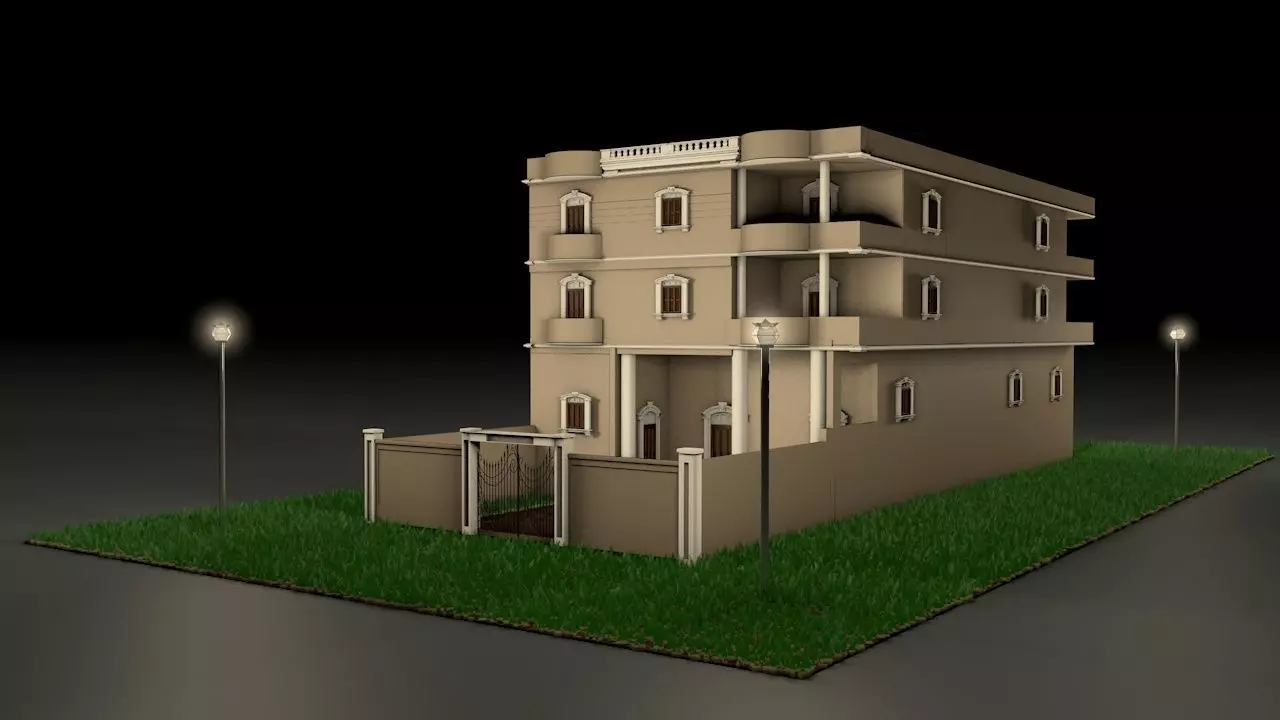 Arab house 3D model