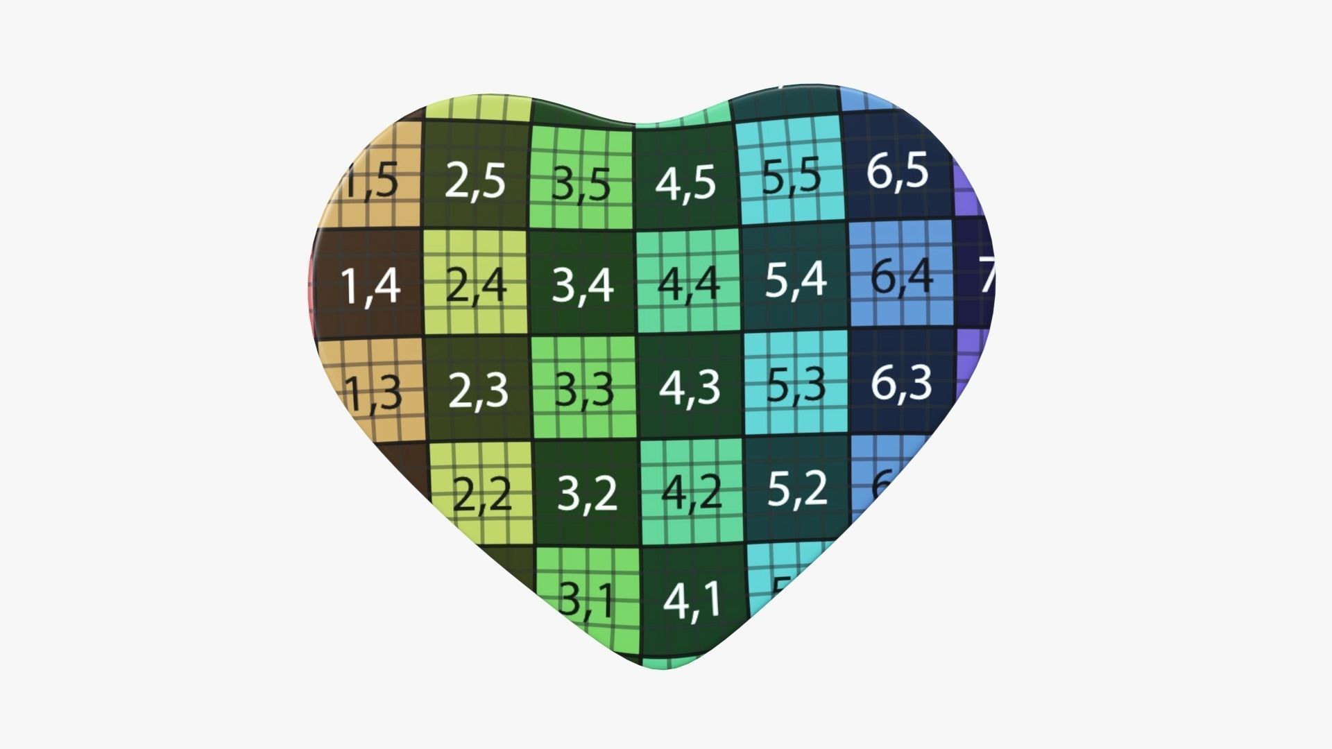 Metal tin can heart shaped 3D model_13