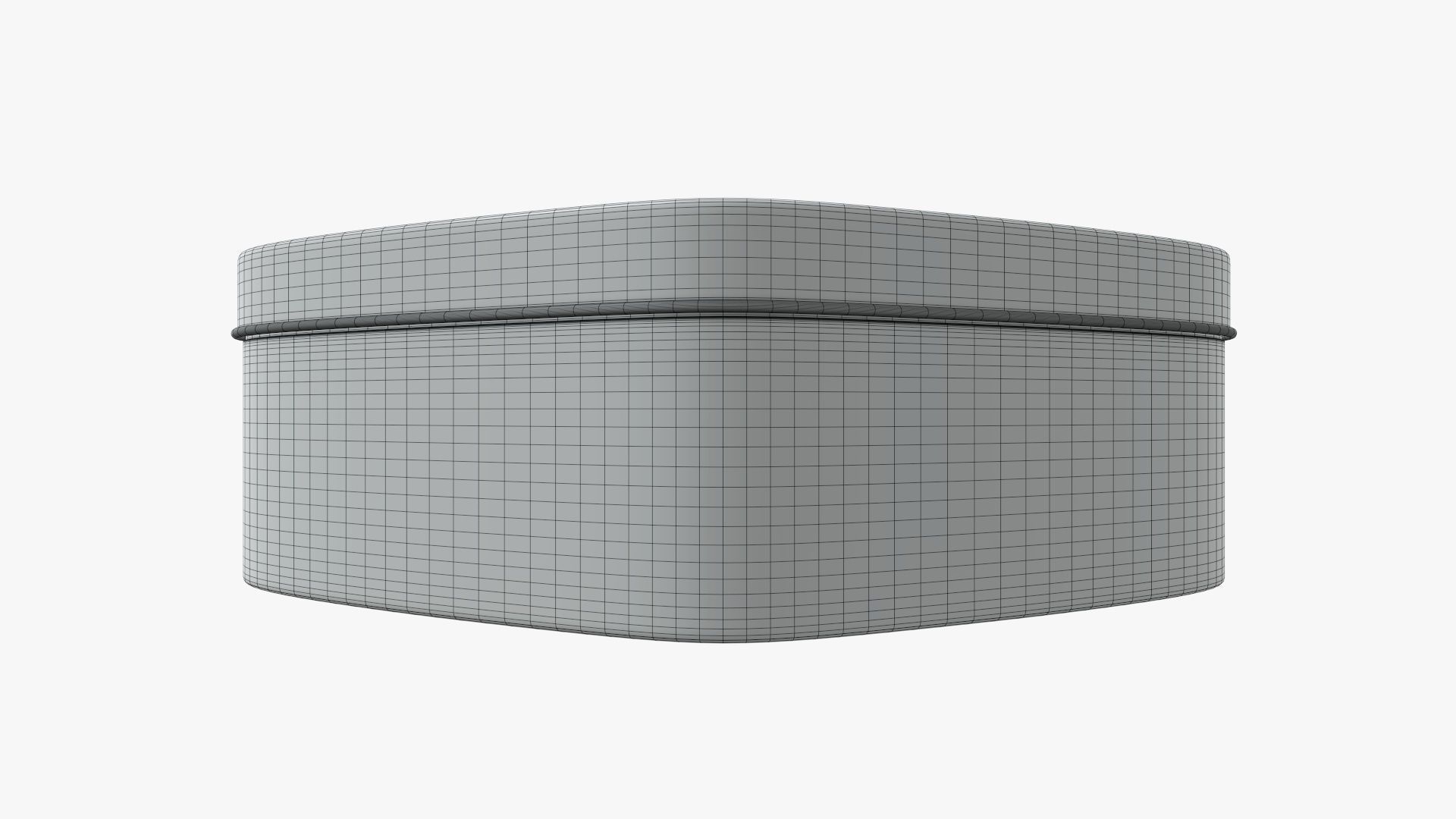 Metal tin can heart shaped 3D model_9