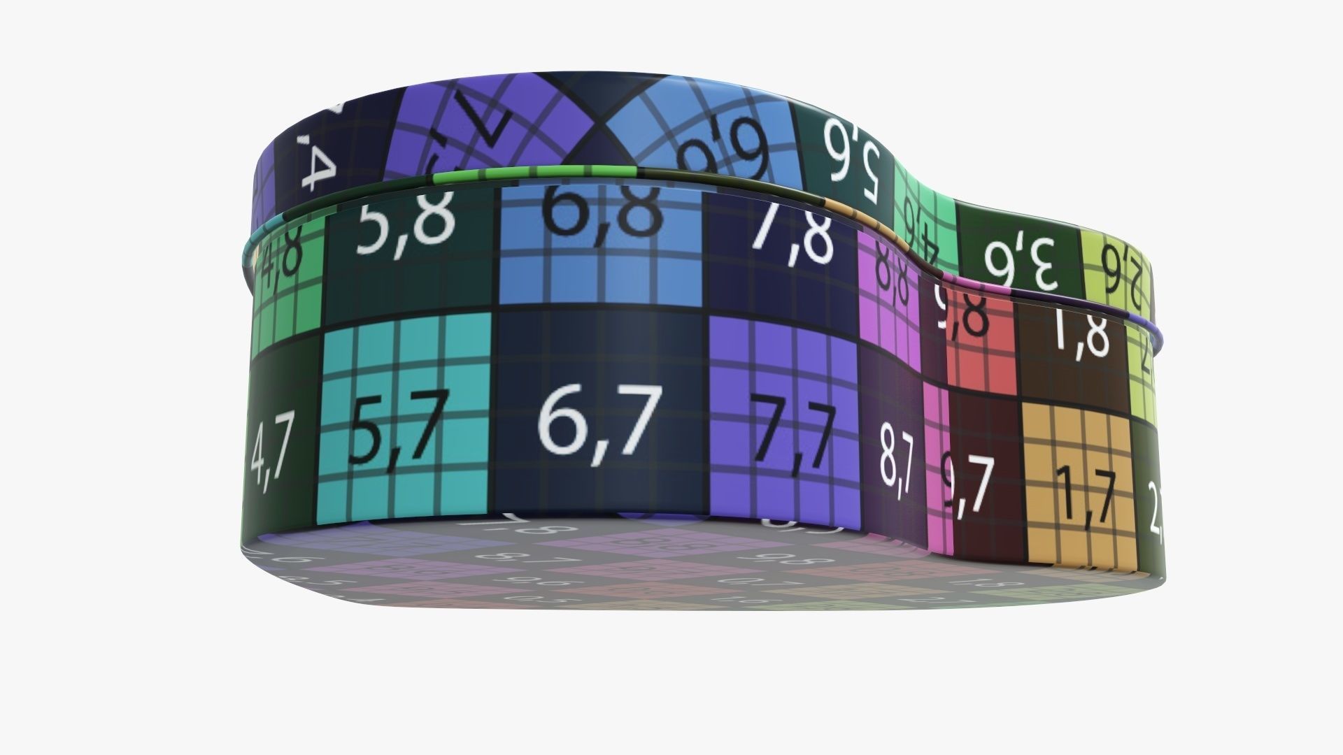 Metal tin can heart shaped 3D model_12