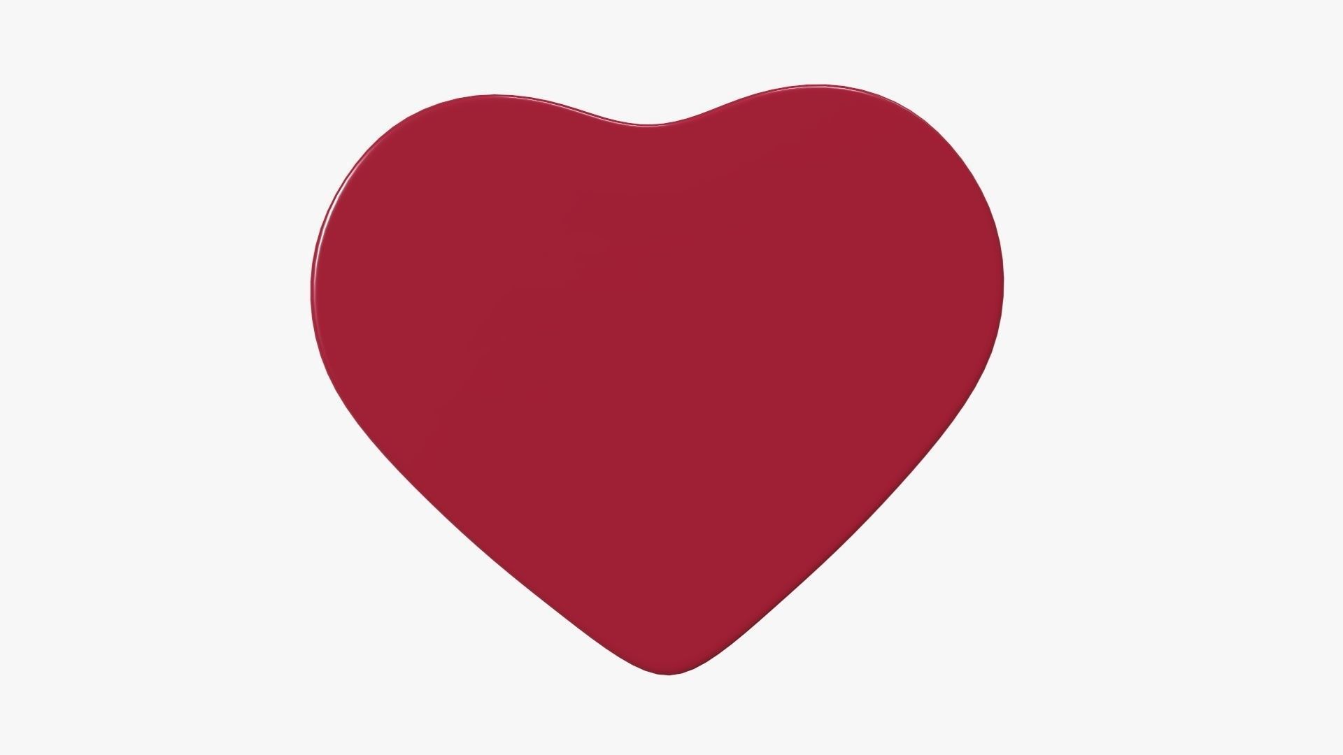 Metal tin can heart shaped 3D model_3