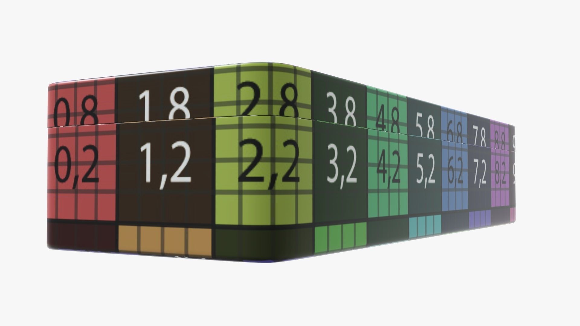 Metal tin can rectangular shaped 3D model_15