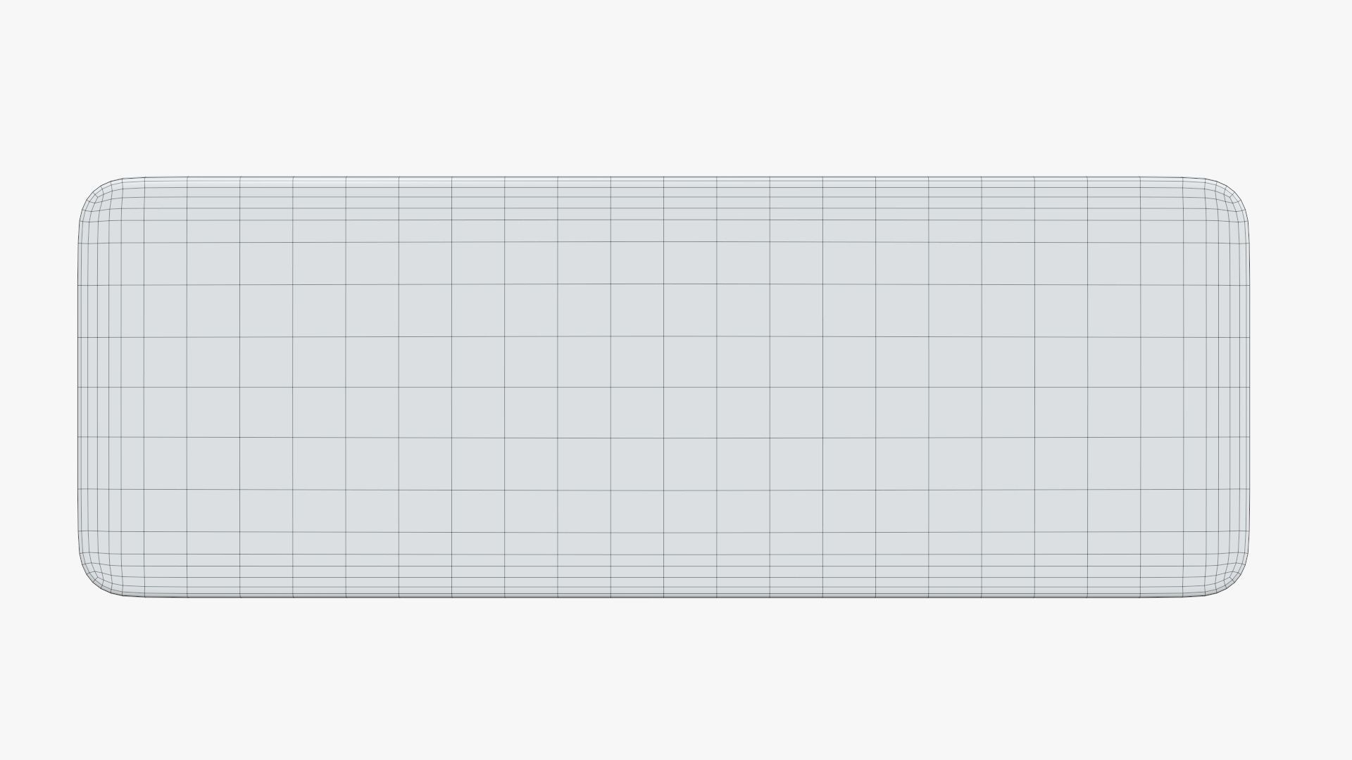 Metal tin can rectangular shaped 3D model_9