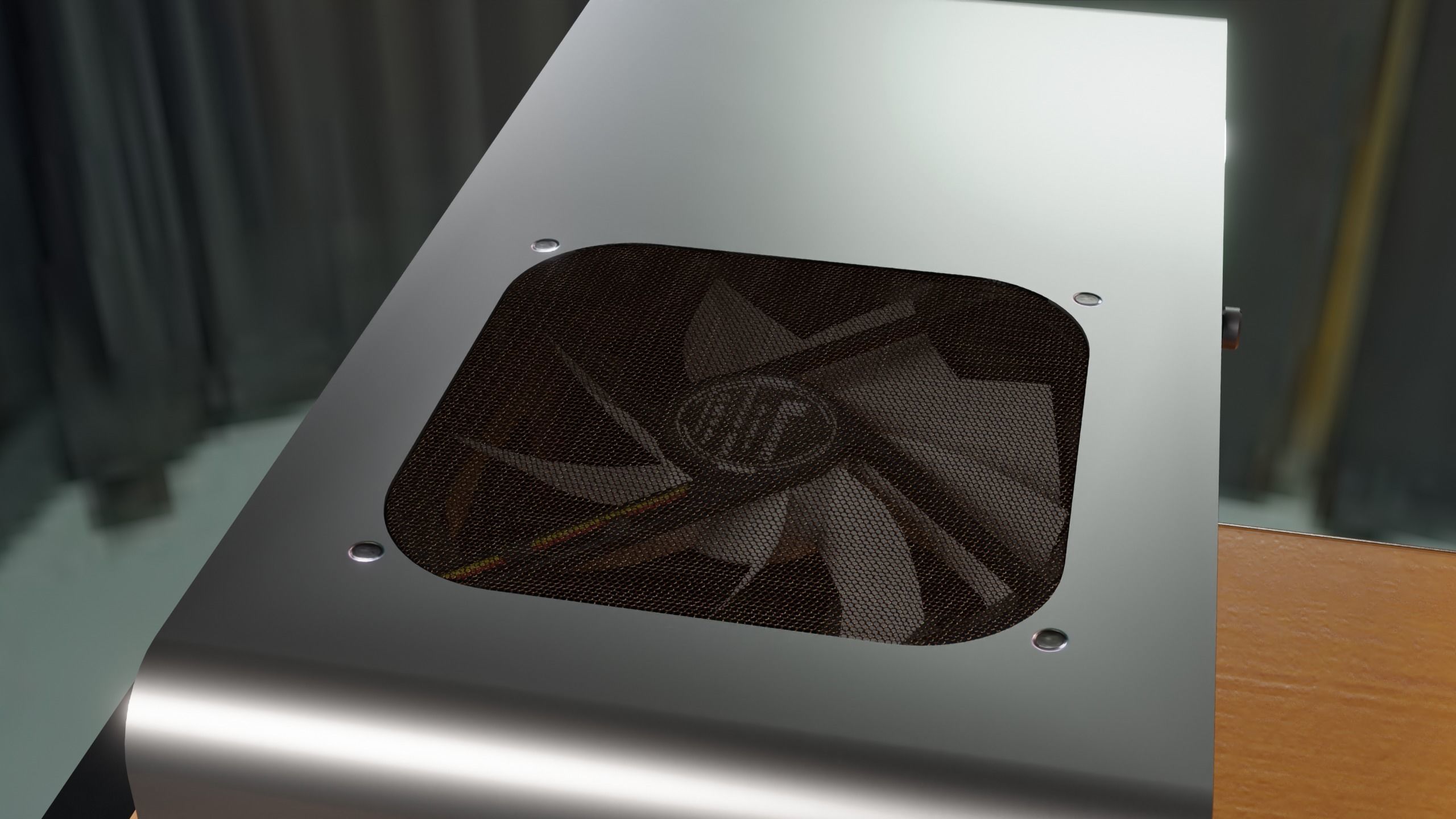 Clarity PC 4K PBR Model with Desk Low-poly 3D model_4