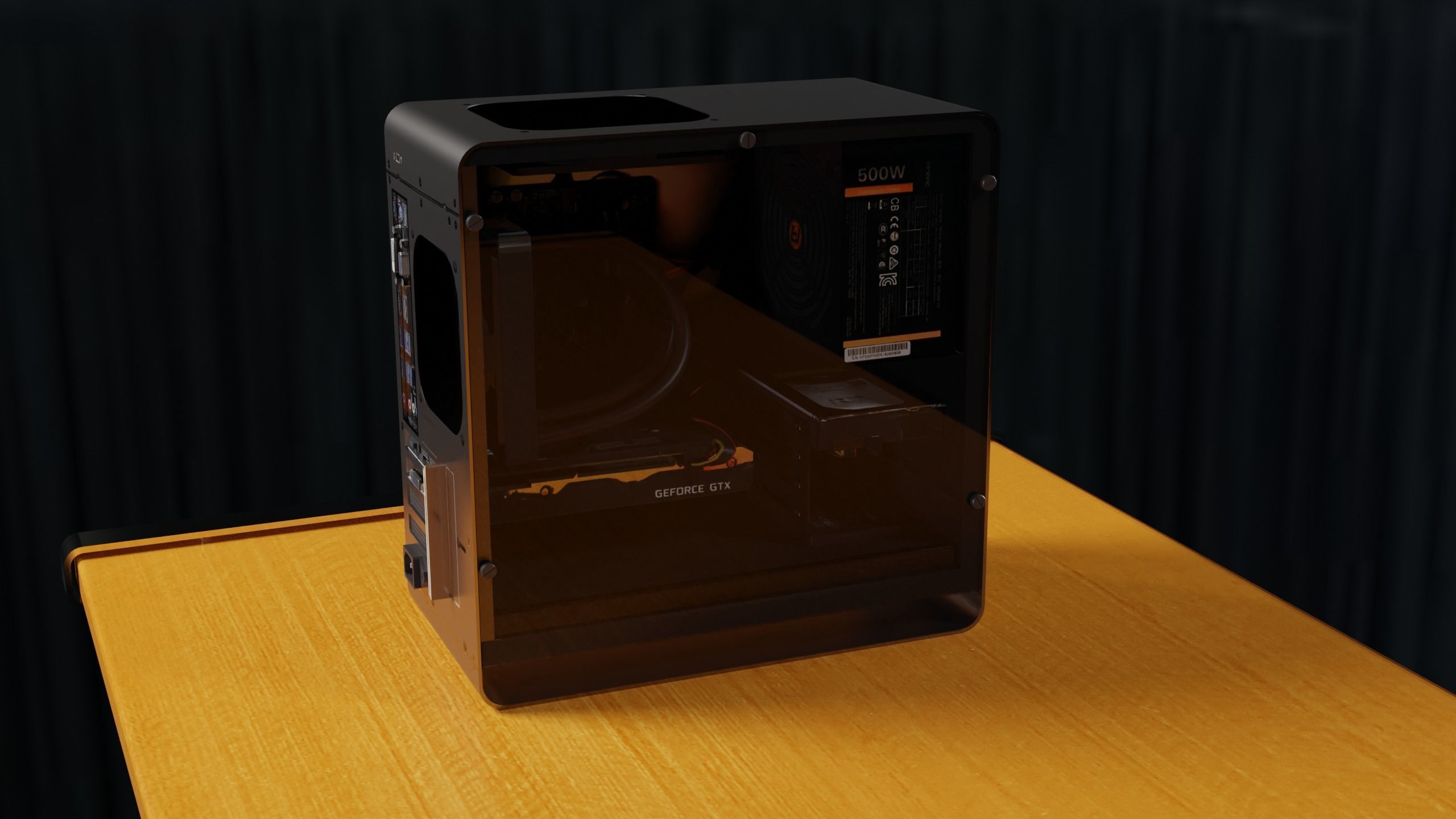 Clarity PC 4K PBR Model with Desk Low-poly 3D model_18