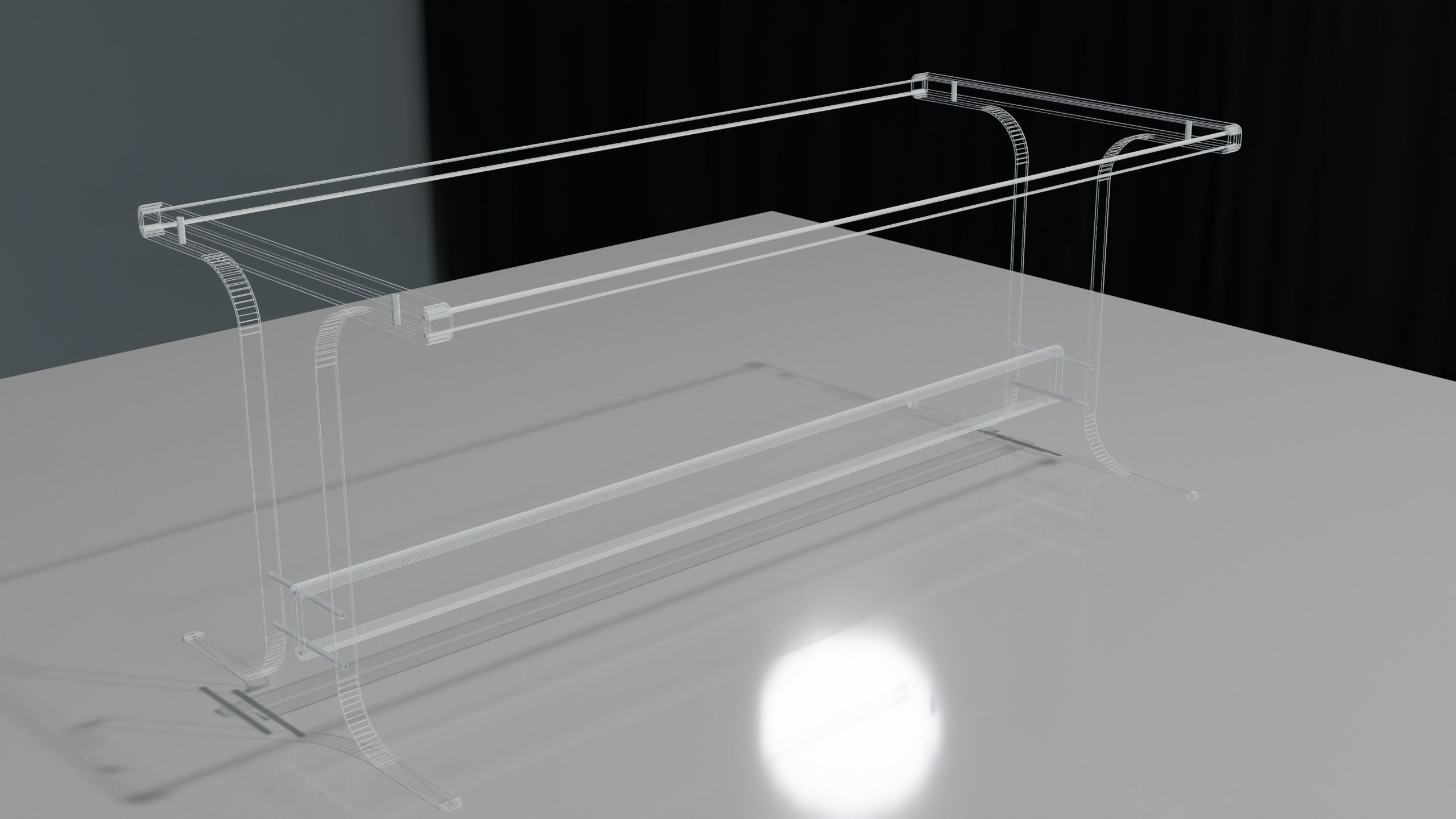 Clarity PC 4K PBR Model with Desk Low-poly 3D model_33