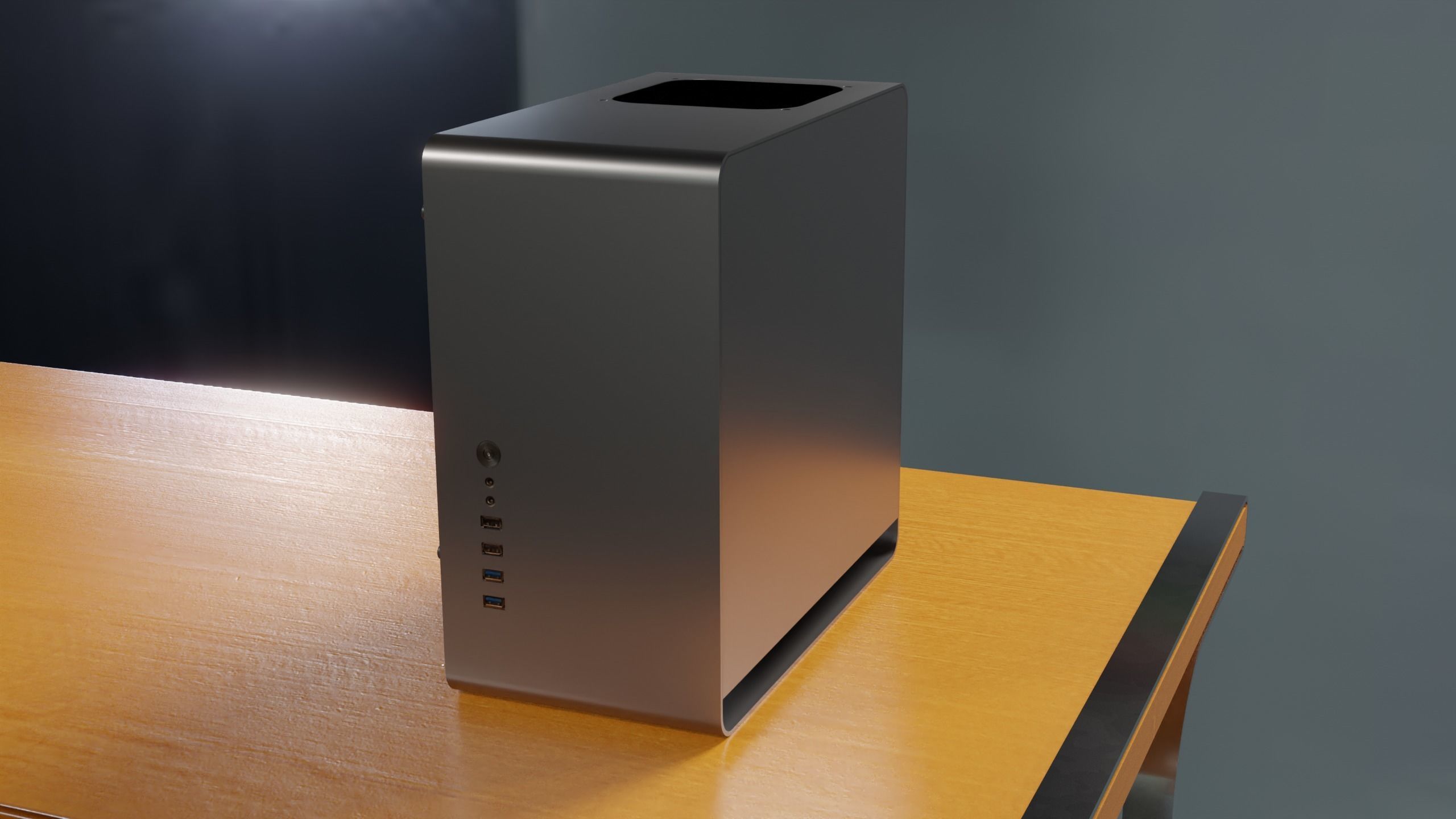 Clarity PC 4K PBR Model with Desk Low-poly 3D model_23