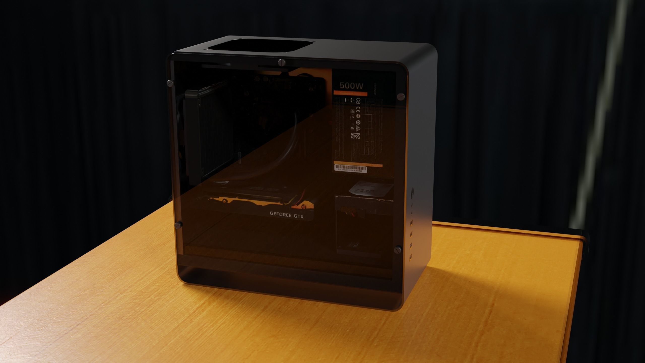 Clarity PC 4K PBR Model with Desk Low-poly 3D model_16