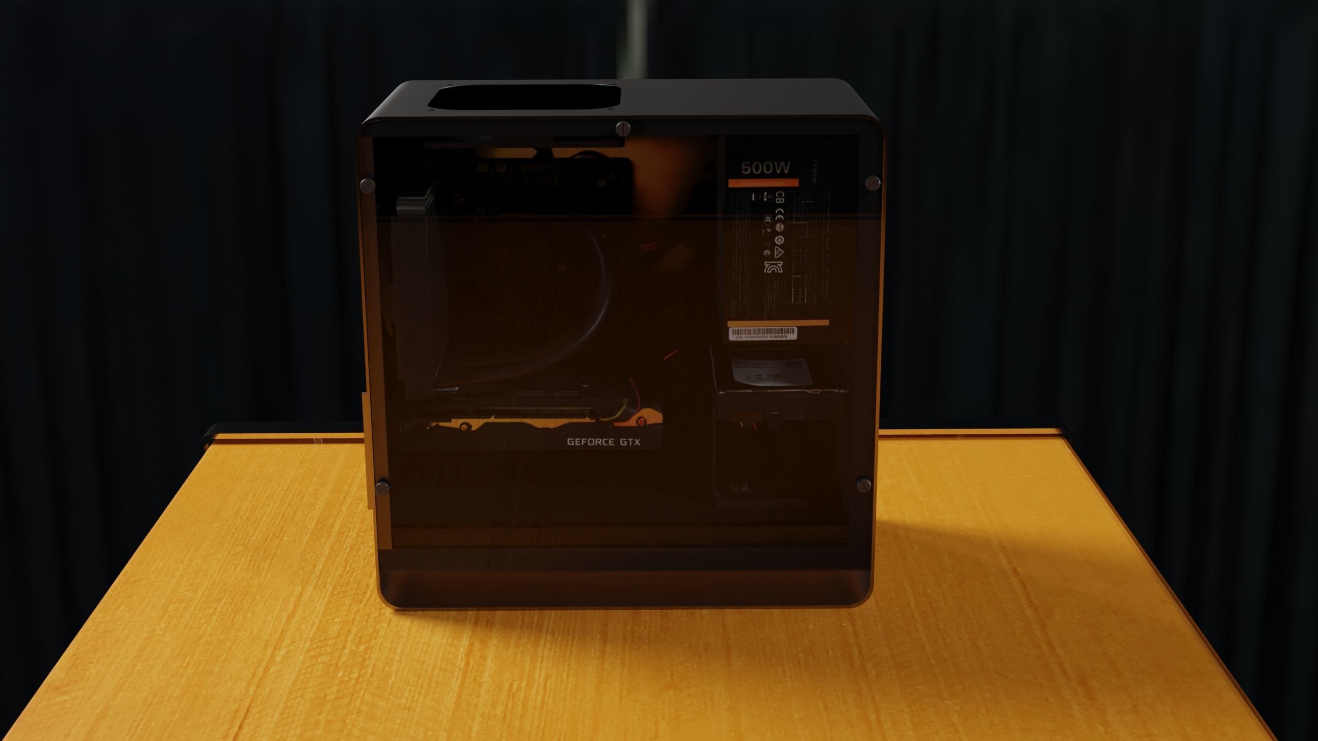 Clarity PC 4K PBR Model with Desk Low-poly 3D model_17