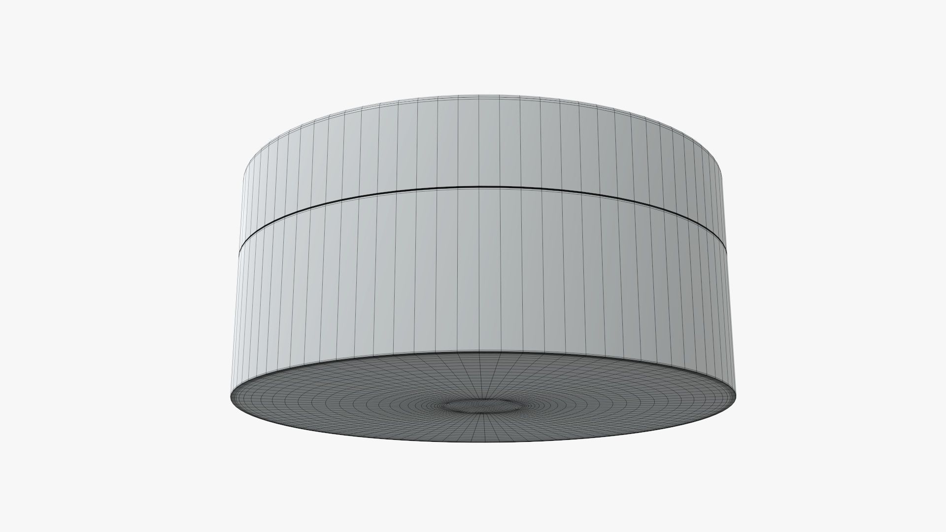 Metal tin can round shaped 3D model_6