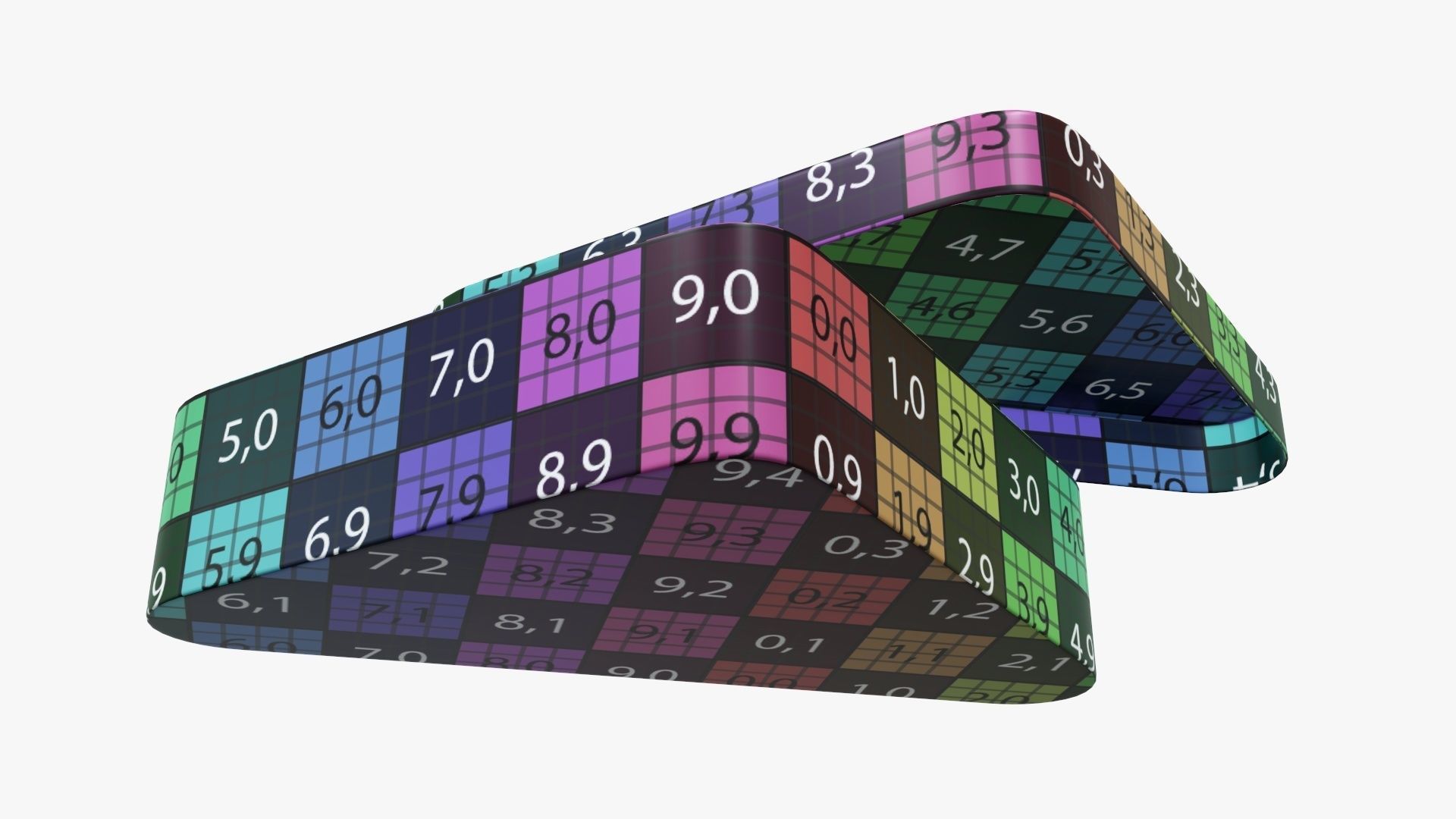 Metal tin can triangular shaped 3D model_8