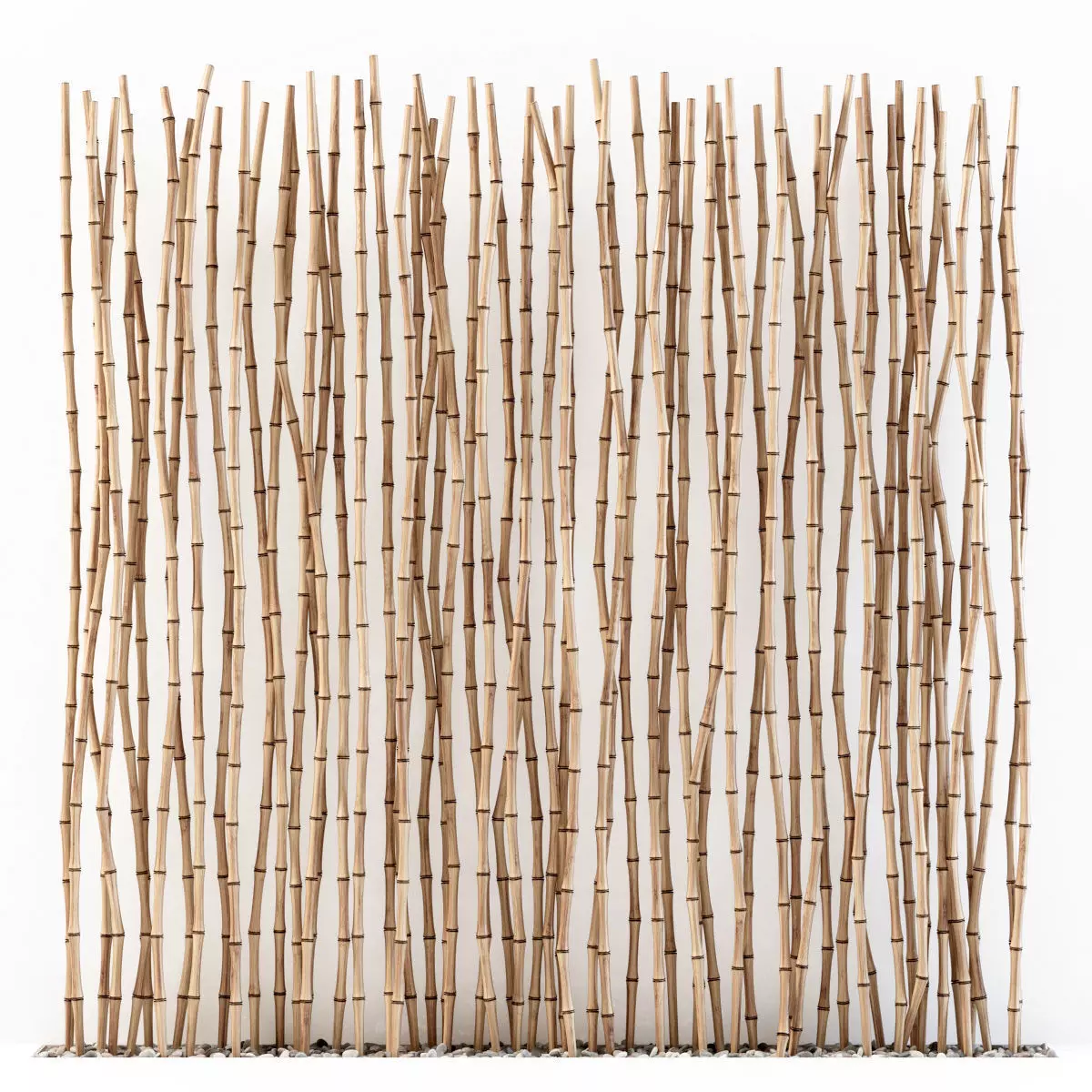 Bamboo thin branch decor n2  3D model_0