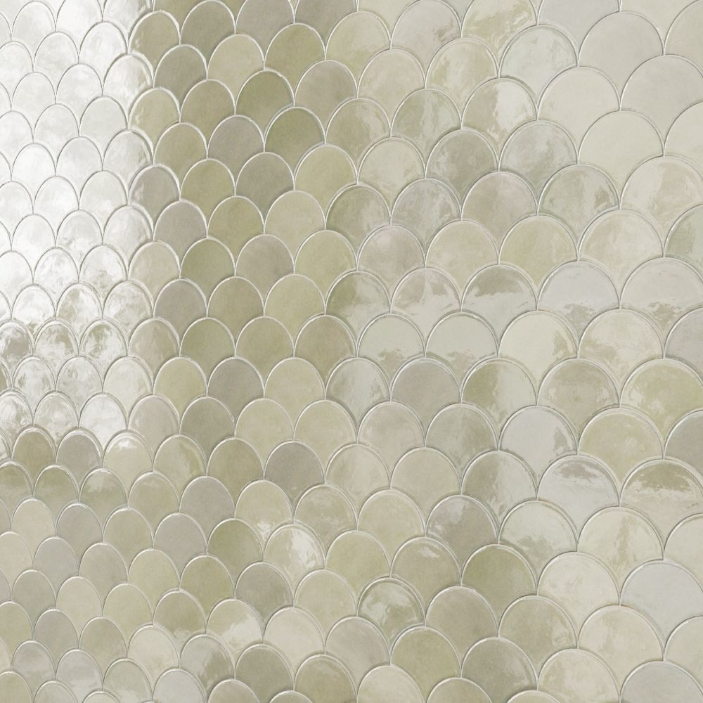 Medium Moroccan Fish Scales Wall tiles 3D model_8