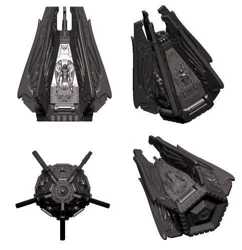 DEATH FROM THE SKY SET 3 Epic - Armageddon CUSTOM DROP POD 3D print model_7