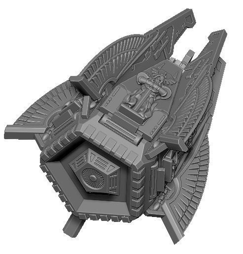 DEATH FROM THE SKY SET 3 Epic - Armageddon CUSTOM DROP POD 3D print model_9
