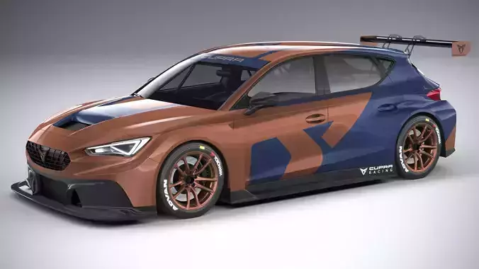 Seat Leon Cupra Competicion 2020 3D model