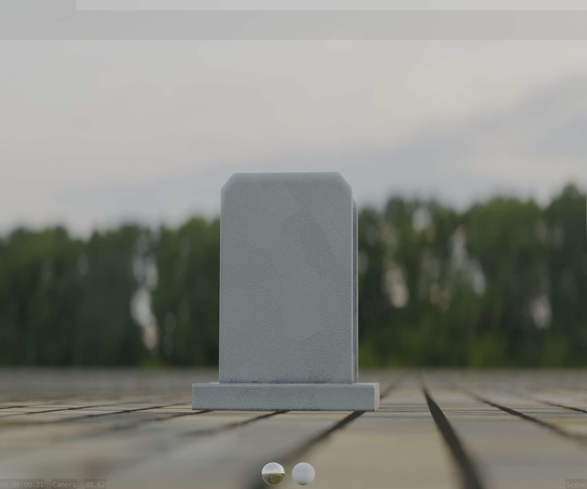 Street Light 8 Bollard 200mm Galvanized Version 1 Low-poly 3D model_33