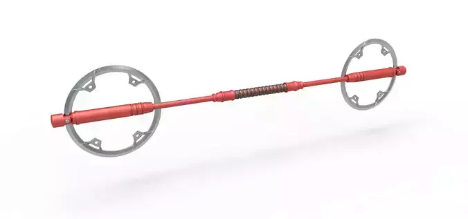 Mythril Rod from the game Final Fantasy 7 Remake 3D print model