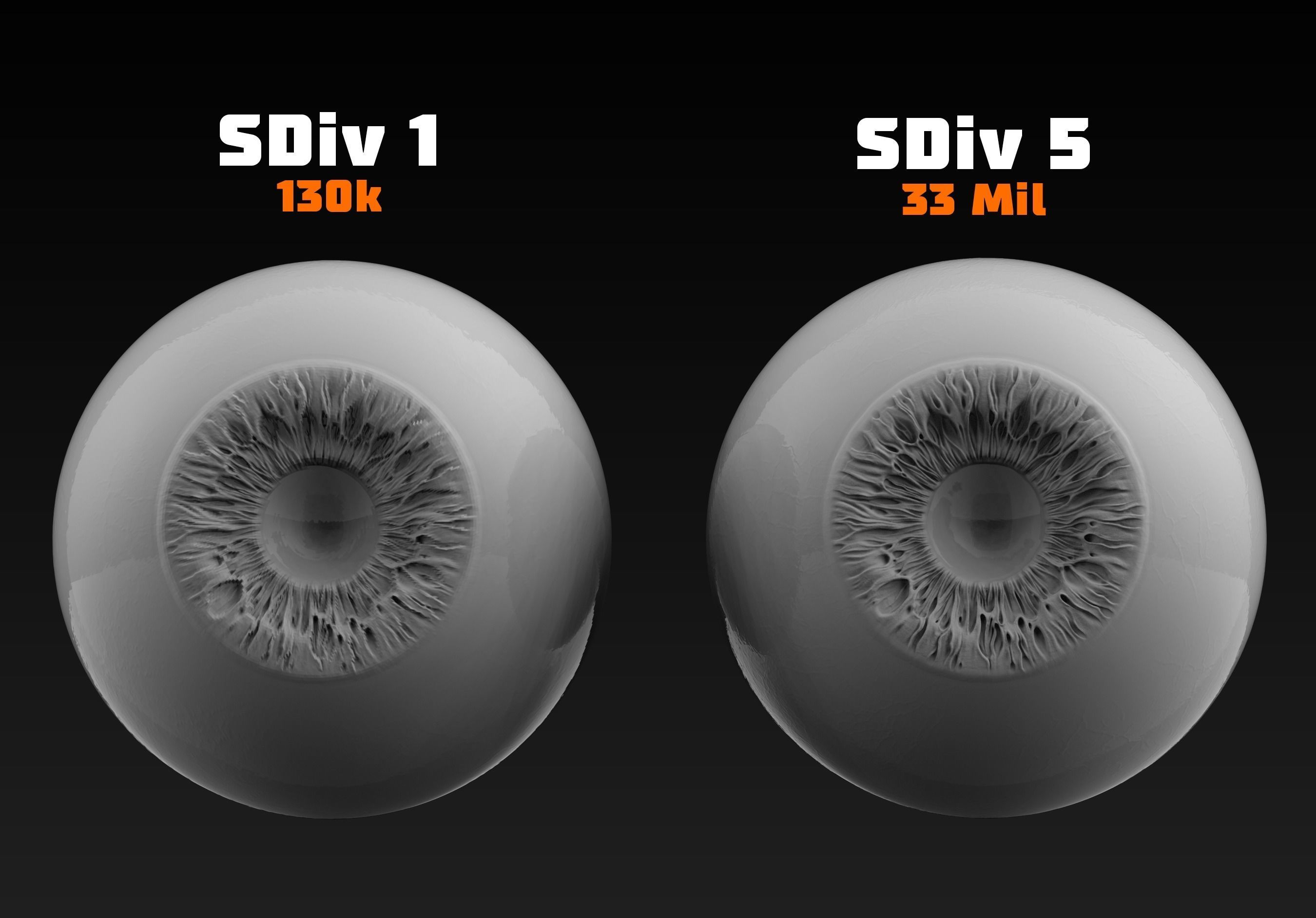 High-Poly Eye Model 3D model_2