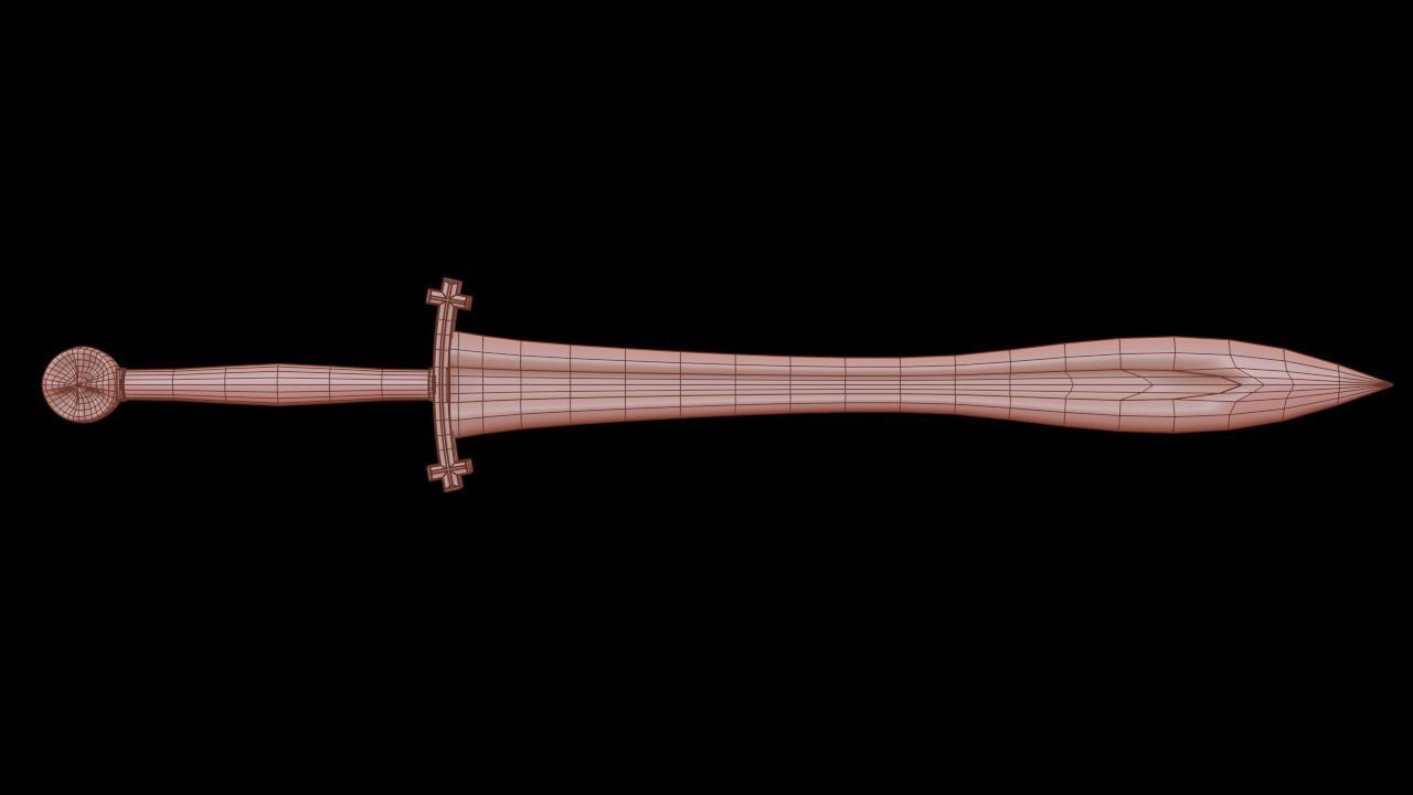 inquistitors twohanded sword 3D model_4