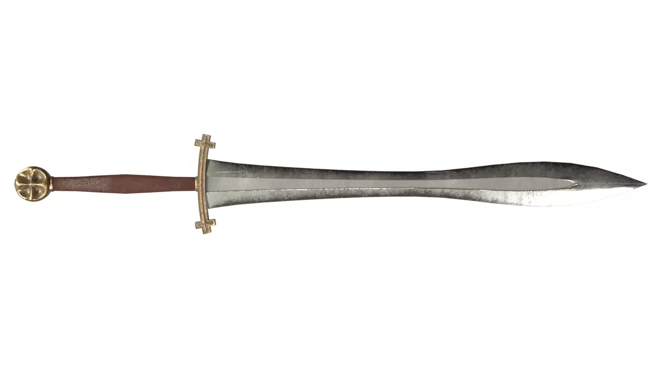 inquistitors twohanded sword 3D model_0