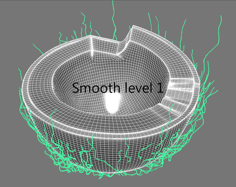 Coconut Half 3D model high quality 3D model_5