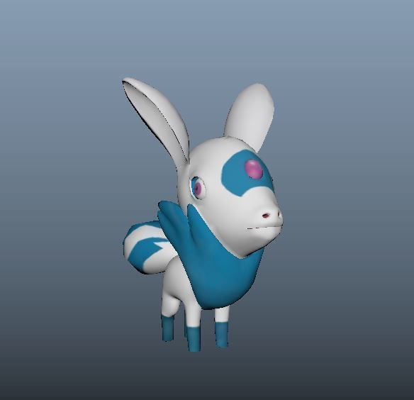 Stylized Character  Low-poly 3D model_9