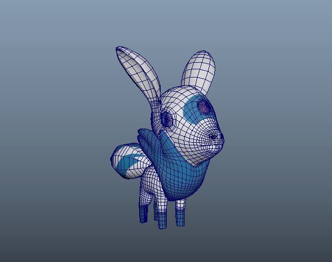 Stylized Character  Low-poly 3D model_2