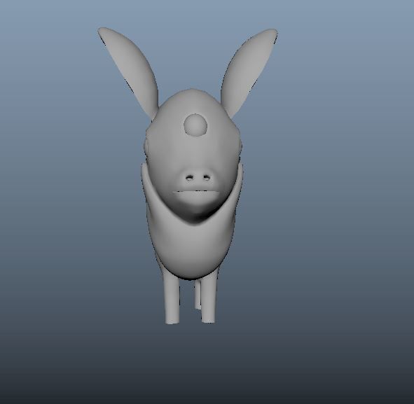 Stylized Character  Low-poly 3D model_6