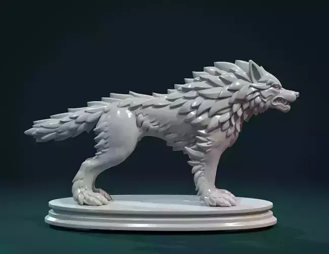 Wolf Sculpture