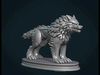 Wolf Sculpture 3D print model_1