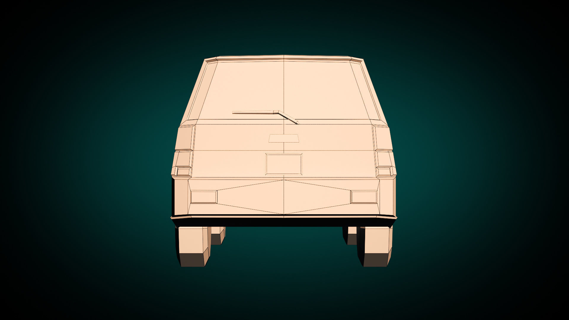 Low Poly SUV 01 Low-poly 3D model_12
