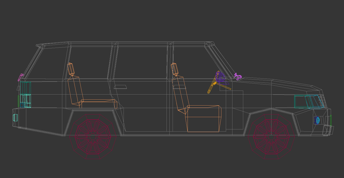 Low Poly SUV 01 Low-poly 3D model_16
