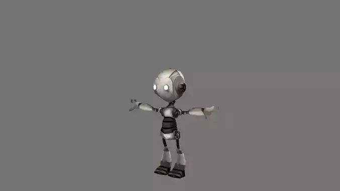 roboto made in blender