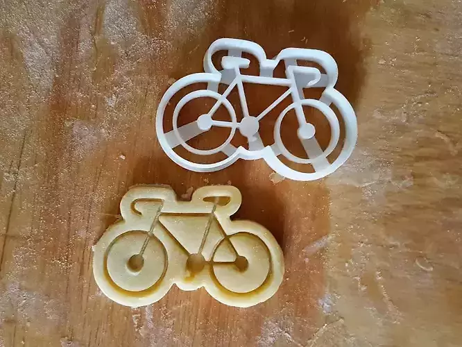 Bike cookie cutter 3D print model