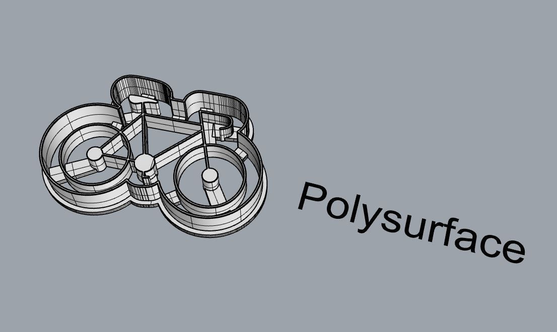 Bike cookie cutter 3D print model_3