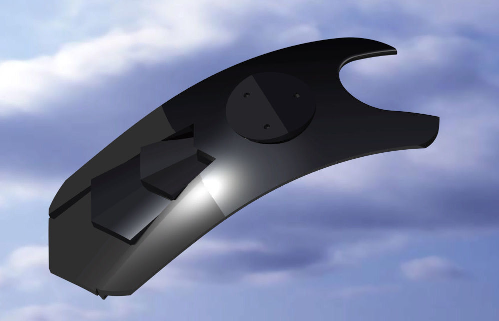 zero 11x mudguard - fender 3D print model_6