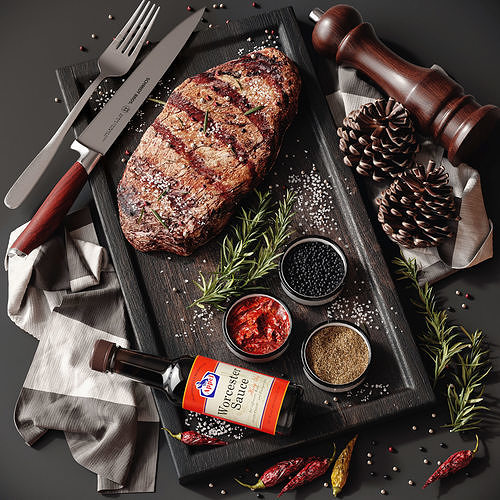 Steak 3D model