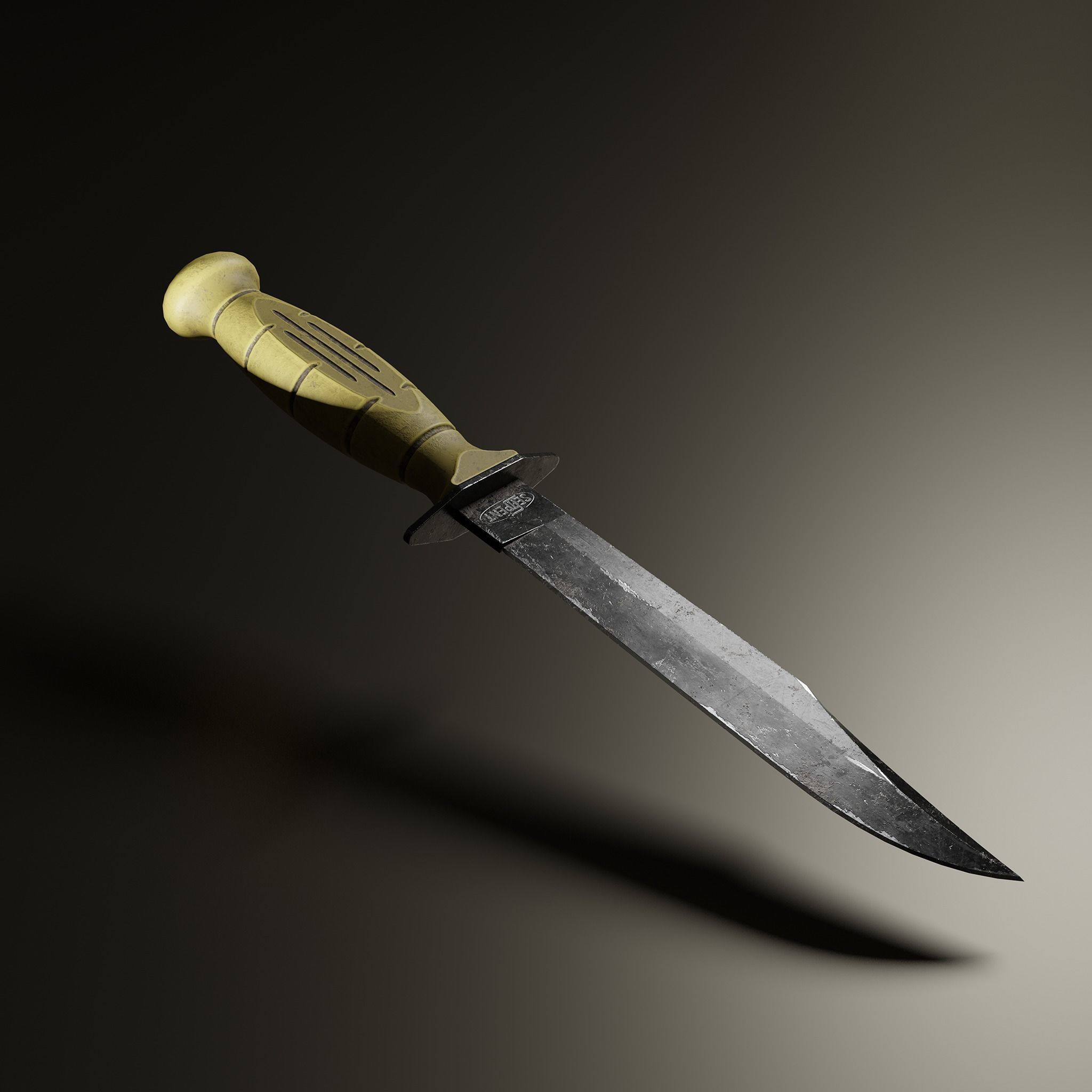 Kife 3d model Low-poly 3D model_2